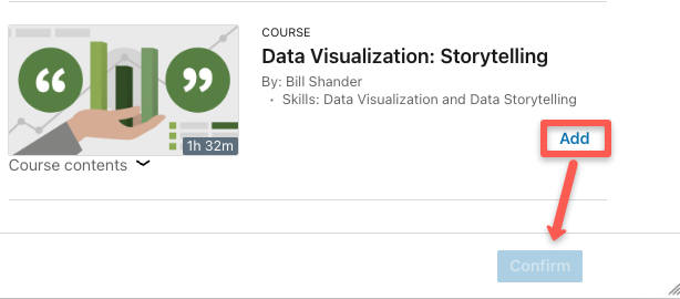 add LinkedIn Learning content